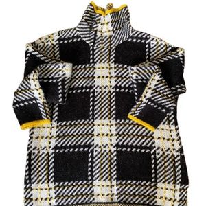 NWOT DKNY Black, Yellow and Ivory Turtleneck Long sleeve Sweater - Size S